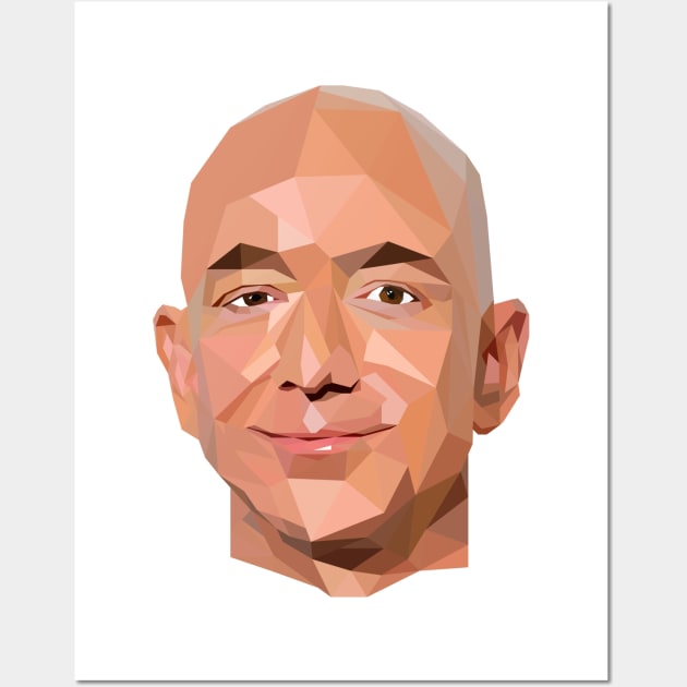 Jeff Bezos Wall Art by throwback